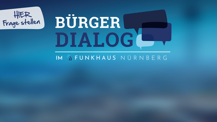 Der Radio F Bürgerdialog im Funkhaus Nürnberg